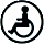Rollstuhl Piktogramm
